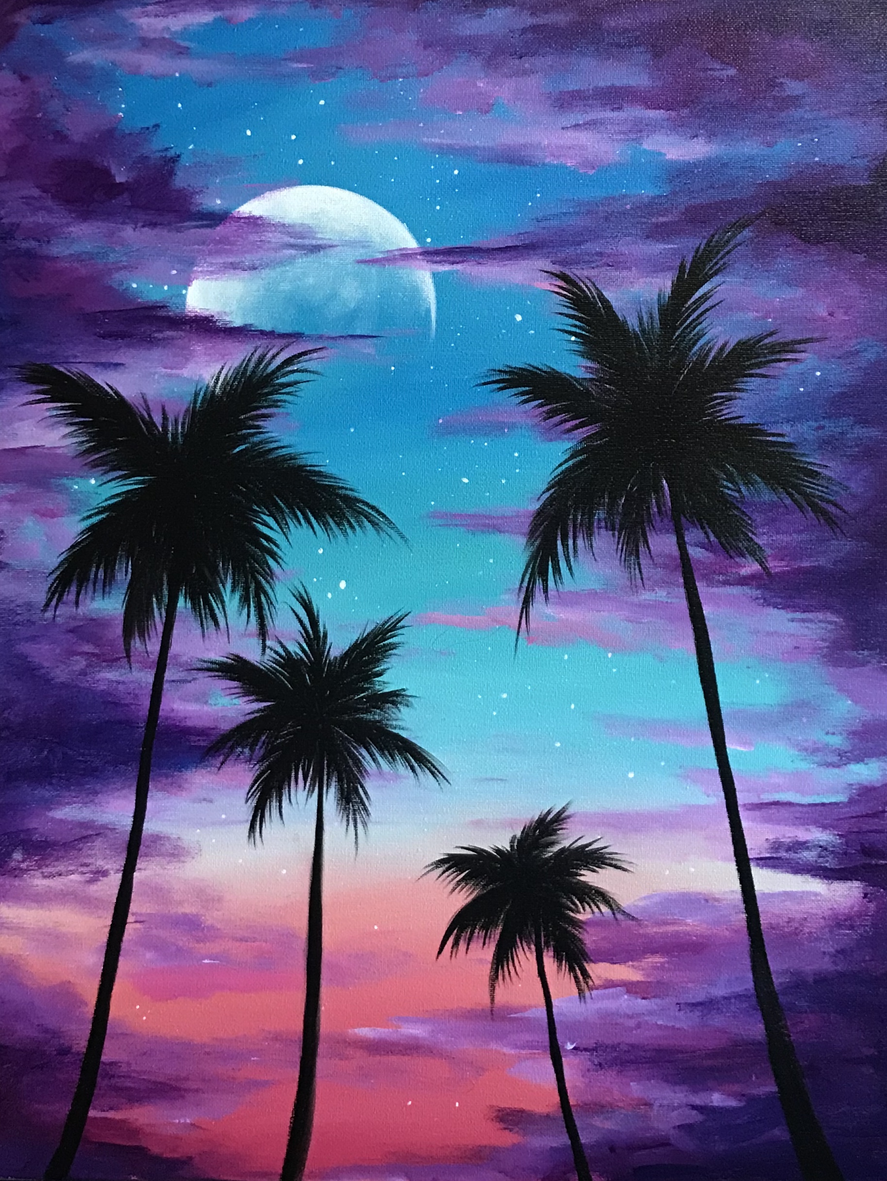 A Vibrant Palm Sky experience project by Yaymaker