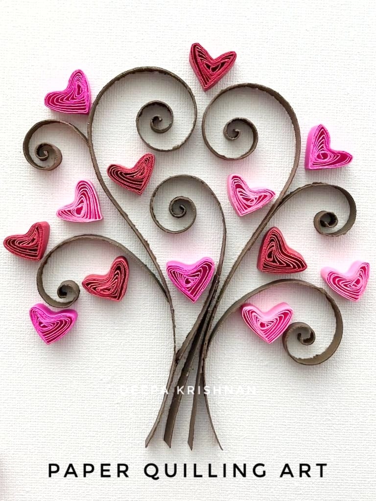 A Tree of Love  Paper Quilling experience project by Yaymaker