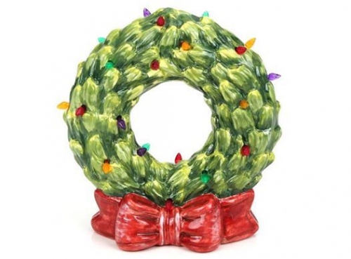 A Light Up Ceramic Holiday Wreath experience project by Yaymaker