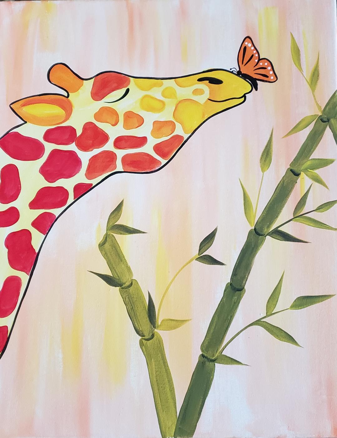 A Butterfly Kissed Giraffe I experience project by Yaymaker