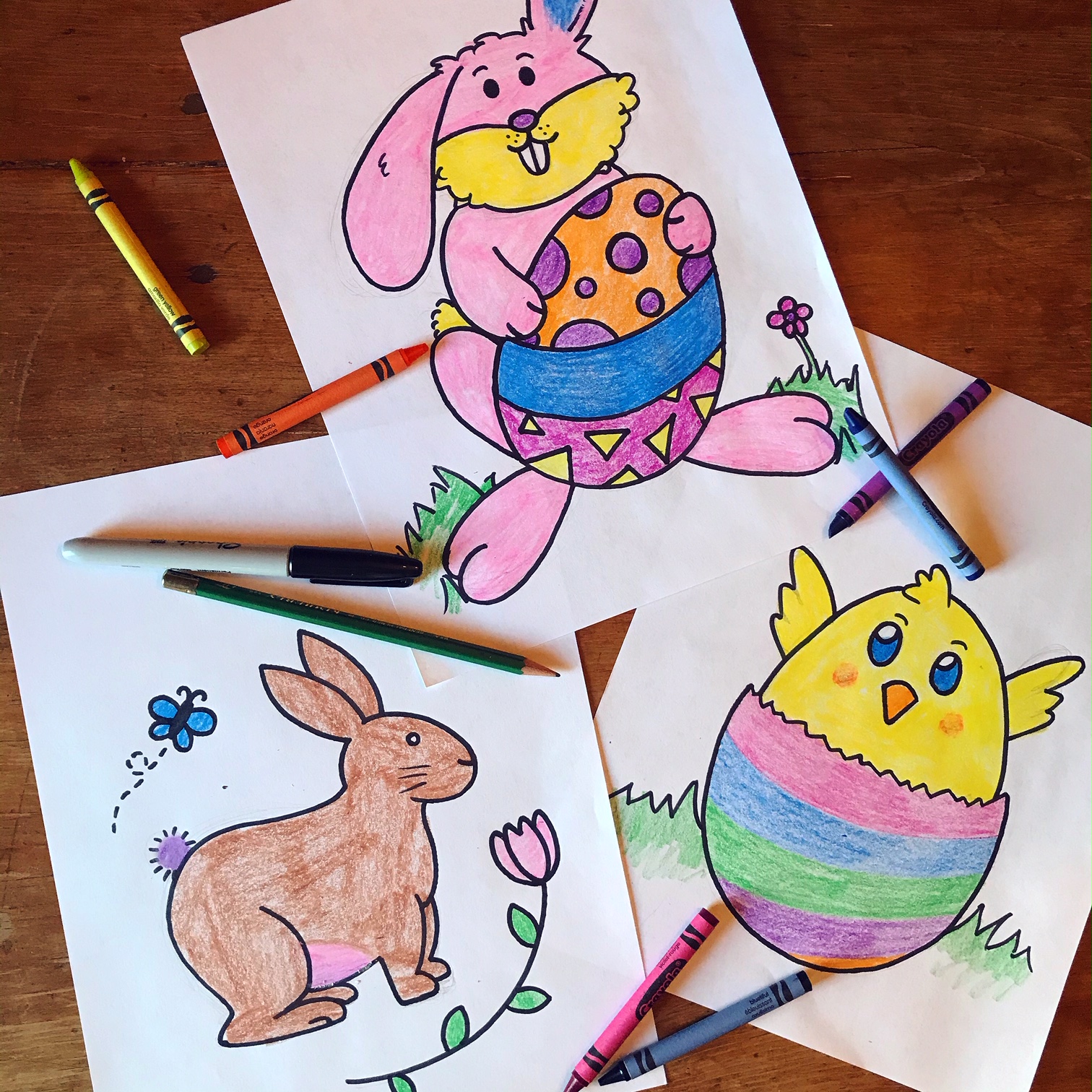 A Draw and Color Easter Edition experience project by Yaymaker