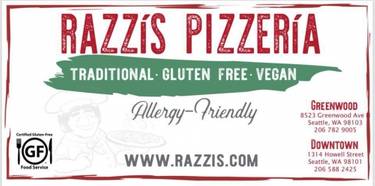 A photo of a Yaymaker Venue called Razzi's Pizzeria located in Seattle, WA