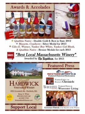 A photo of a Yaymaker Venue called Hardwick Vineyard and Winery located in Hardwick, MA