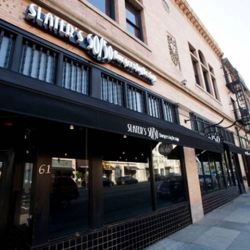 A photo of a Yaymaker Venue called Slater's 50/50 Pasadena ** located in Pasadena, CA