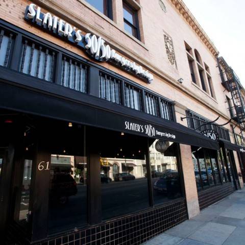 A photo of a Yaymaker Venue called Slater's 50/50 Pasadena located in Pasadena, CA