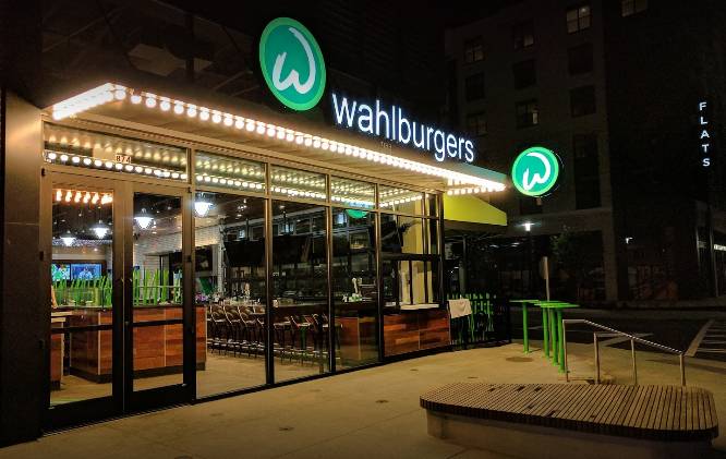 A photo of a Yaymaker Venue called Wahlburgers located in Atlanta, GA
