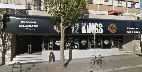 A photo of a Yaymaker Venue called 12 Kings Pub located in Vancouver, BC