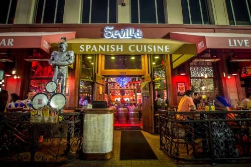 A photo of a Yaymaker Venue called Cafe Sevilla located in San Diego, CA
