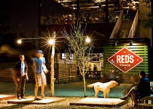 A photo of a Yaymaker Venue called Red's Porch South Lamar located in Austin, TX