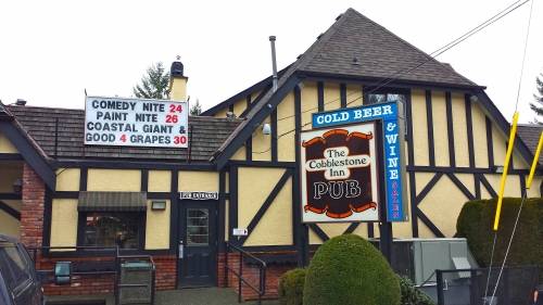 A photo of a Yaymaker Venue called The Cobblestone Pub located in Cobble Hill , BC