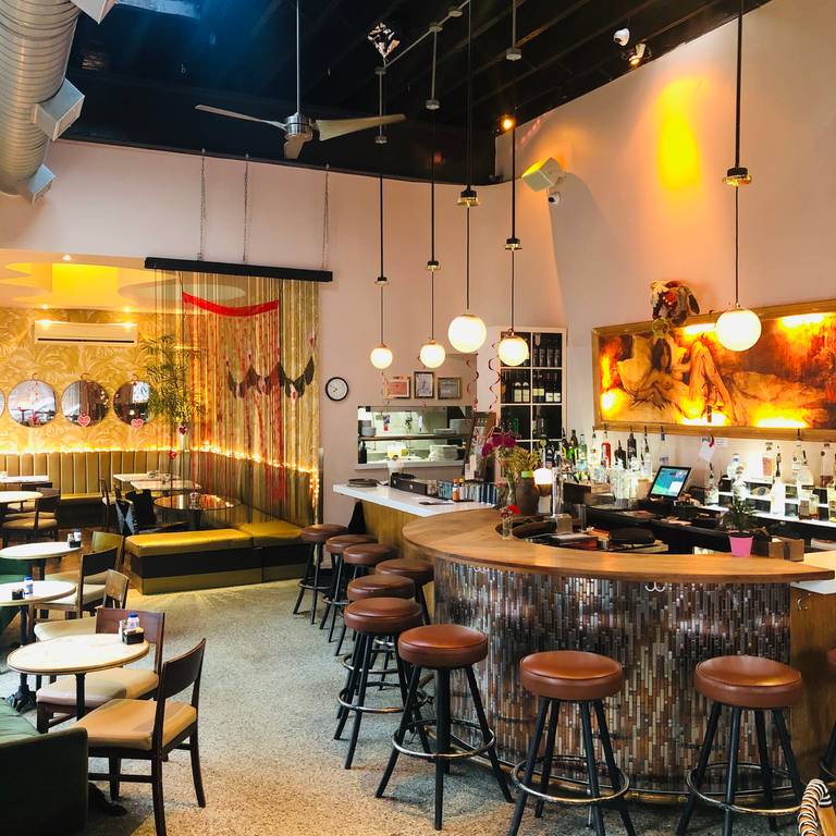 A photo of a Yaymaker Venue called Monika's Cafe Bar located in Astoria, NY