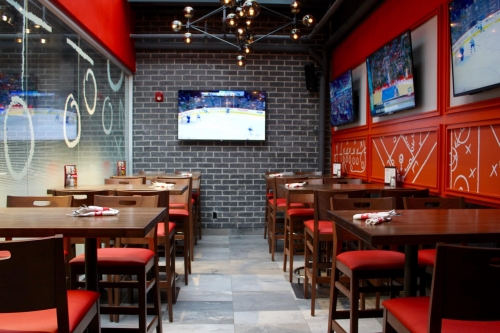 A photo of a Yaymaker Venue called Boston Pizza Loft - Yonge Street and Gerrard located in Toronto, ON