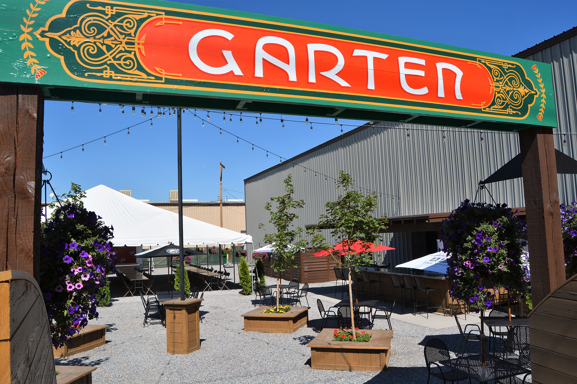A photo of a Yaymaker Venue called The Garten at MTN WST Hard Cider located in Salt Lake City , UT